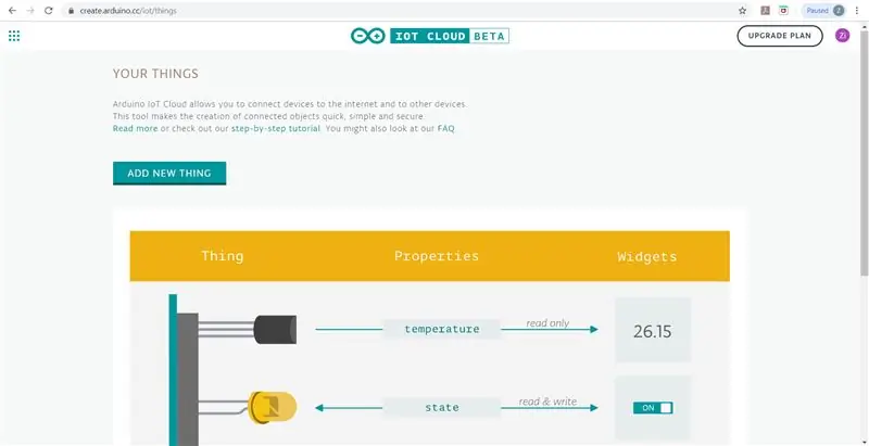 Ühendage oma Arduino tahvel Arduino IoT Cloudiga