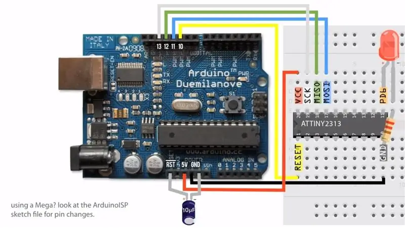 Verbinden Sie Arduino mit AVR