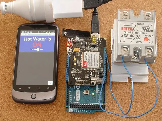 Betrouwbare, veilige, aanpasbare sms-afstandsbediening (Arduino/pfodApp) - geen codering vereist