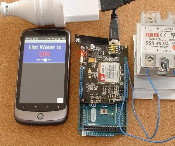 Control remot SMS fiable, segur i personalitzable (Arduino / pfodApp): no cal codificació: 4 passos