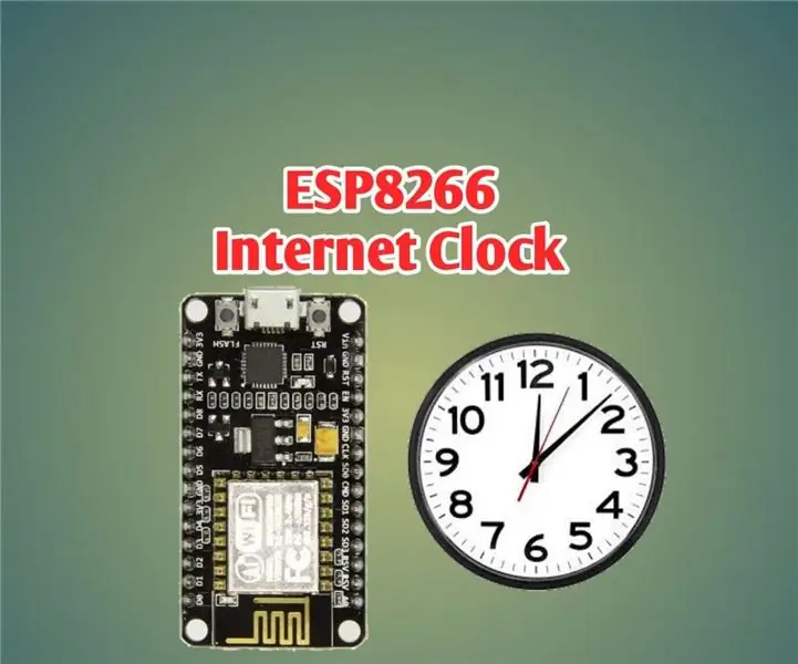 Internetist aja saamine ESP8266 abil - NTP kellaprojekt ESP8266 -ga Nodemcu: 5 sammu