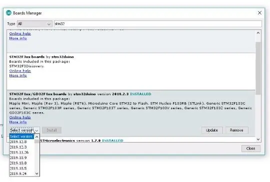 Configurazione dell'IDE Arduino per STM32