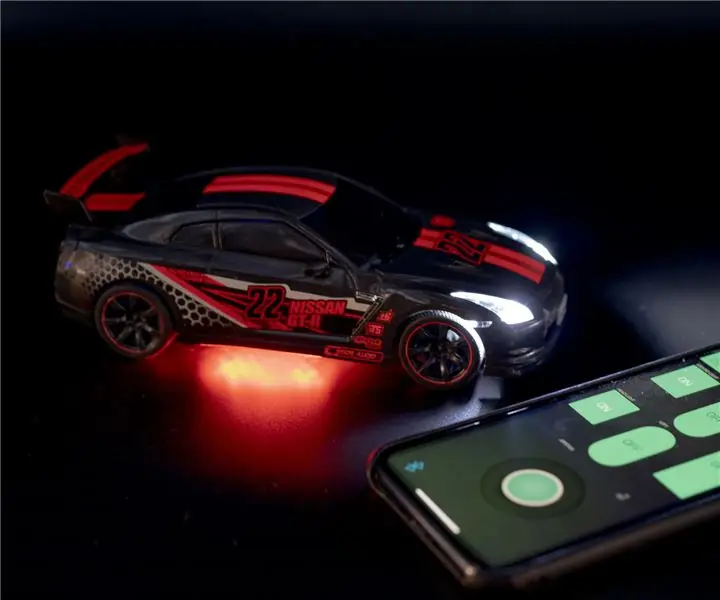 Elke R/C-auto in een Bluetooth-app veranderen R/C-auto: 9 stappen