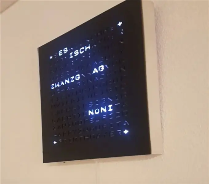 Arduino WorldClock (Gjermanisht në Zvicër, Bärndütsch)