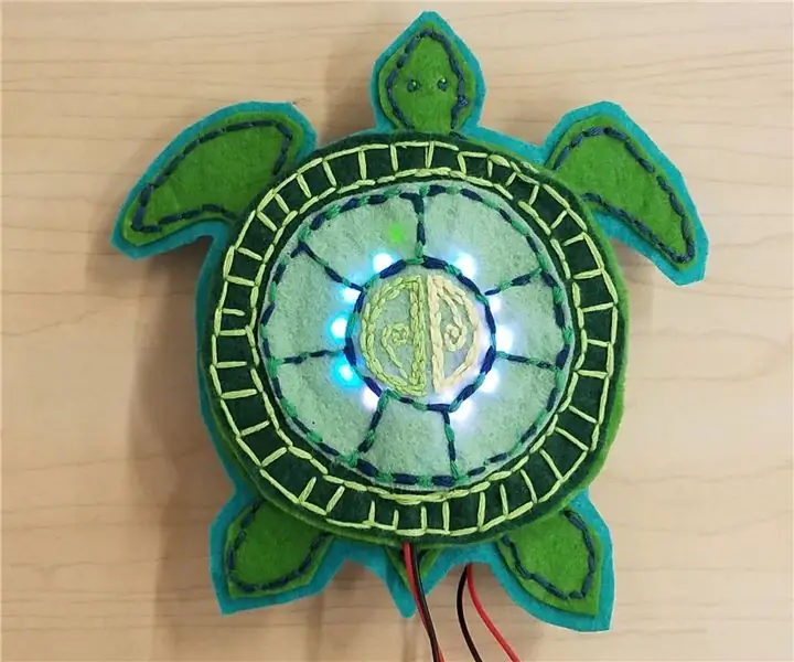 Tortuga mágica iluminada: 7 pasos