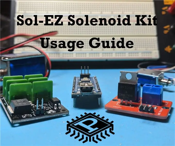 راهنمای استفاده از Sol-EZ Solenoid Driver Kit Driver: 9 مرحله