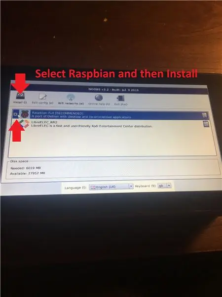 ติดตั้ง Raspbian