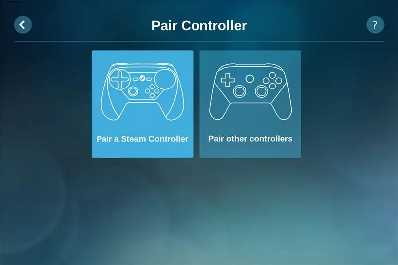 Ang pag-configure ng Steam Link Software