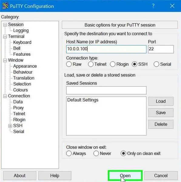 Вставьте карту MicroSD в Raspberry Pi и загрузитесь