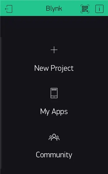 Uporaba aplikacije Blynk