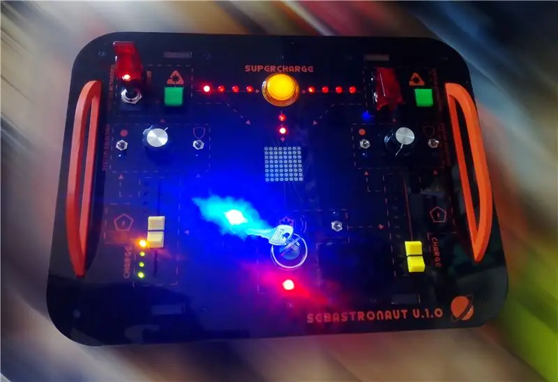 Panel Kontrol Pesawat Luar Angkasa - Mainan Arduino Potong Laser