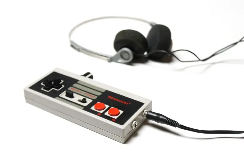 Ampli casque dans une manette NES !