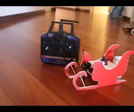 RC Santa Sleigh: 10 qadam (rasmlar bilan)