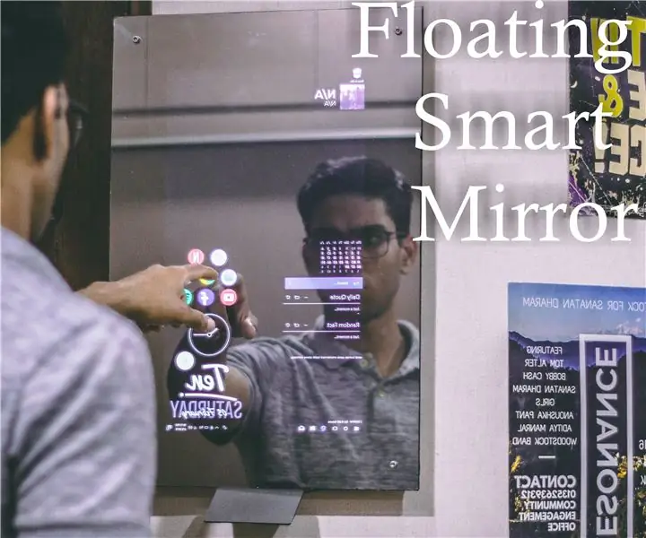 Miroir magique intelligent flottant d'un vieil ordinateur portable avec reconnaissance vocale Alexa : 6 étapes (avec photos)