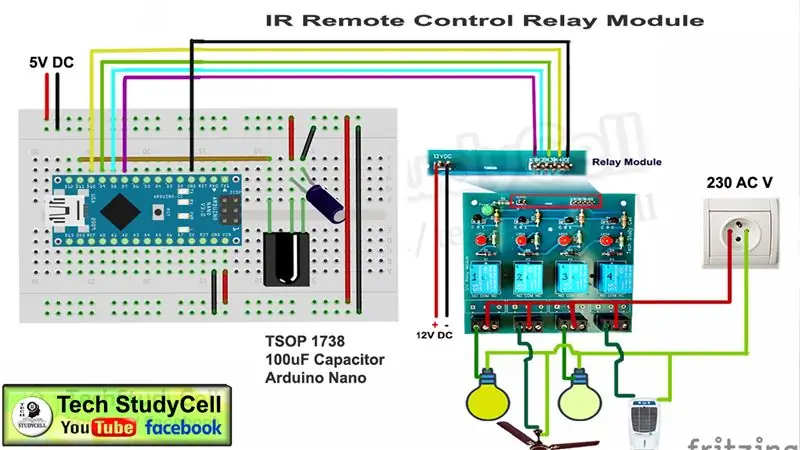 IR Control Relay Circuit