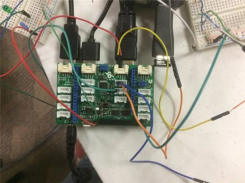 Spojite polukat senzora na Dragon Board 410c. (koristi se za pristup GPIO -u)