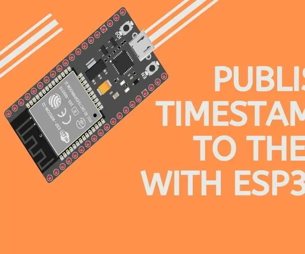 Com publicar dades ESP32 amb marca de temps NTP al núvol IoT: 5 passos