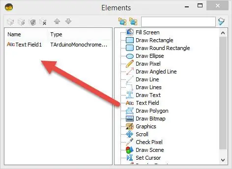 A Visuino Afegeix i configura components