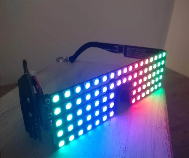 RGB LED პიქსელის ჩრდილები: 17 ნაბიჯი (სურათებით)