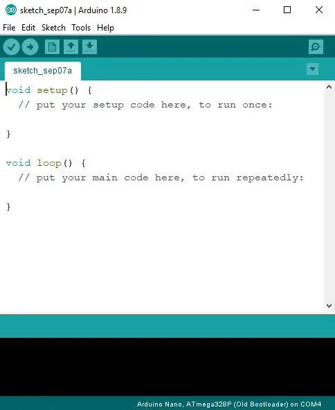 Εμφάνιση Arduino IDE