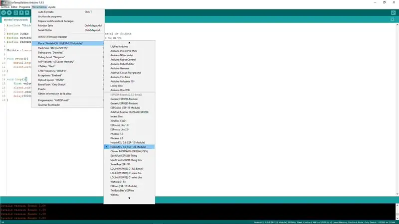 Arduino IDE को NodeMCU में सेट करना