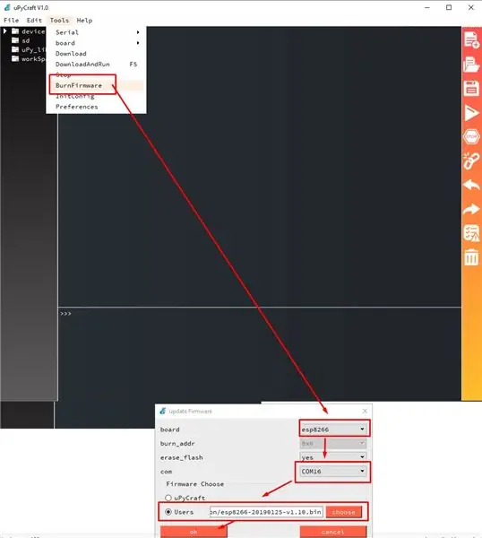 Muat Naik Perisian yang Diperlukan ke Peranti (Panduan Windows)