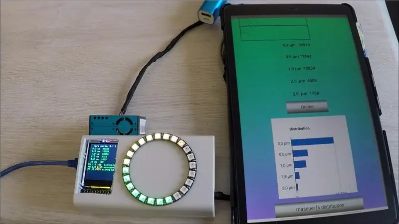 Systém monitorování kvality ovzduší pro znečištění částicemi