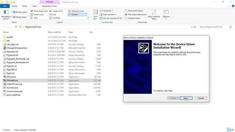 Menginstal Driver Digistump