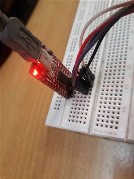 Hoe maak je een back-up van de originele firmware van Esp8266EX of Esp-01: 4 stappen