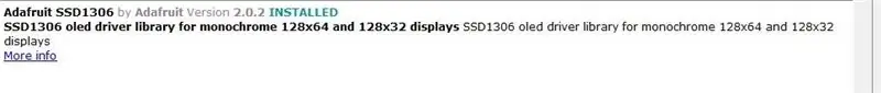 Installer Adafruit OLED -bibliotek