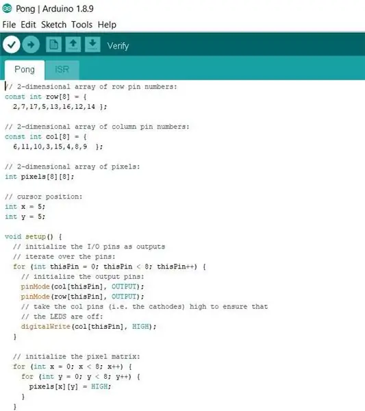 Adım 4: Arduino'yu Kodlayın