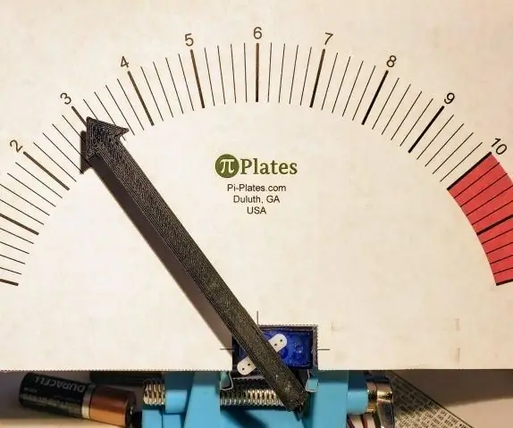 Retro analogt voltmeter: 11 trinn