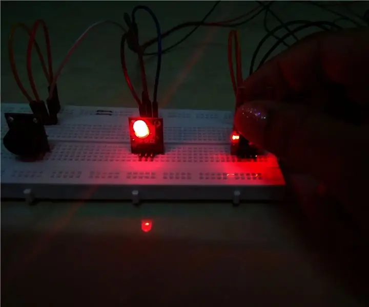 Prototip - odam sensorli sensorli signalli qurilma (KY -036): 4 qadam