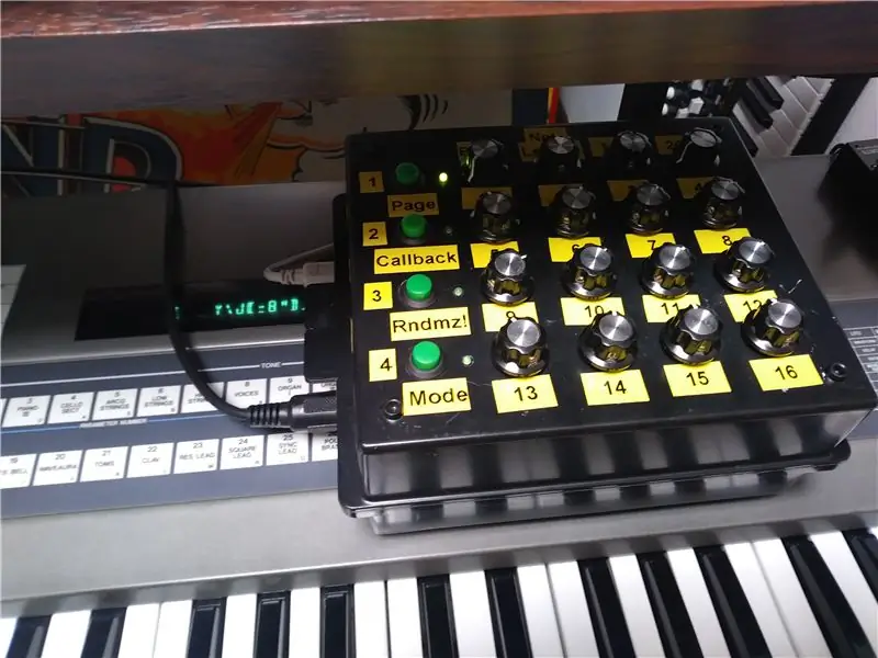 (hampir) Pengaturcara Universal MIDI SysEx CC (dan Sequencer…)