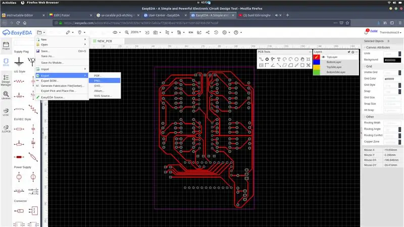 Preparación del diseño del circuito