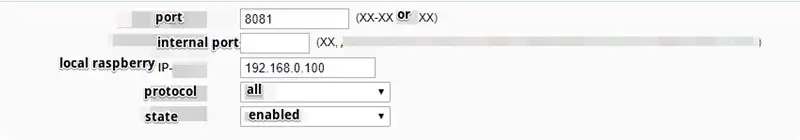 Opcional: configureu l'accés web a la càmera de transmissió en temps real