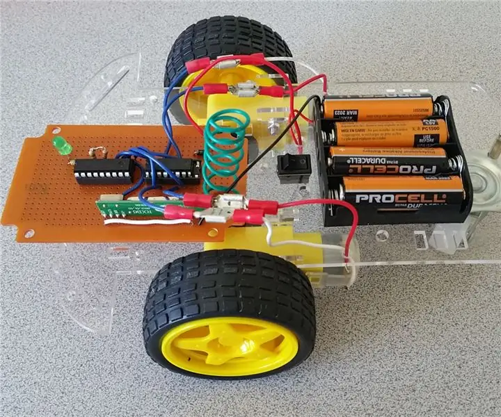 RF Uzaktan Kumandalı Araba: 6 Adım (Resimli)
