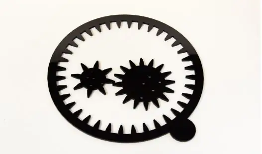 Lasercut Spirograph s Tinkercadem