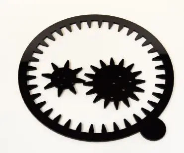 Lasercut Spirograph Nrog Tinkercad: 4 Kauj Ruam (nrog Duab)