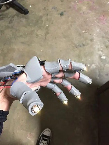 Hakbang 7: Maghasik ng Iyong Lakas ng RGB Glove !!!