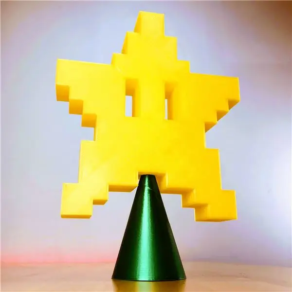 Projete um Star Tree Topper de 8 bits no Fusion 360