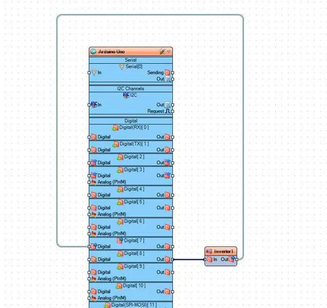 در Visuino افزودن و اتصال قطعات