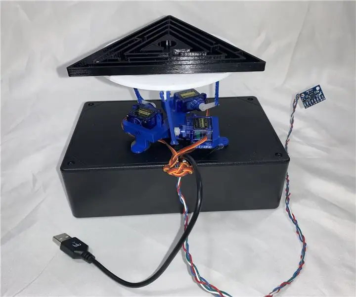 Maze Puzzle үчүн Gyro Sensor Controlled Platform: 3 Steps