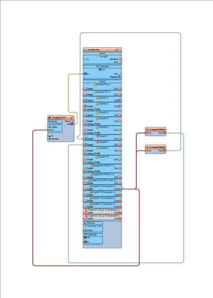 In Visuino Connect-Komponenten