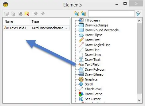 Në Visuino Set Components