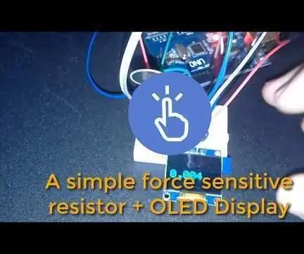 Force Sensing Resistor (FSR) Arduino Yksinkertainen opetusohjelma: 8 vaihetta