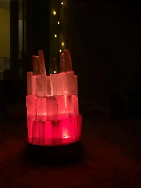 Lampă Selenite RGB