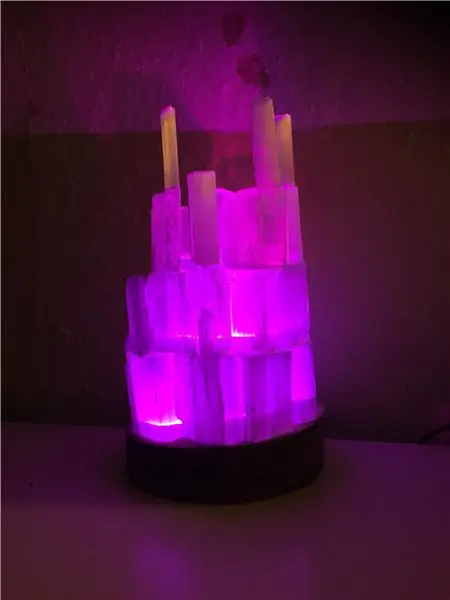 Selenite RGB lampa