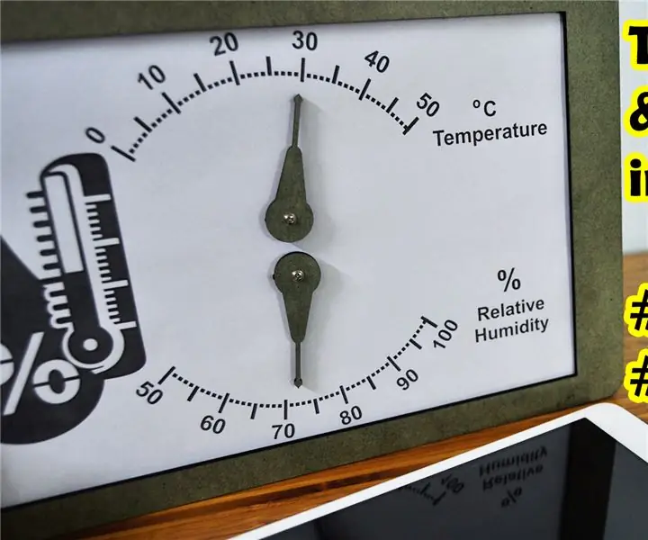 Temperatura at Tagapahiwatig ng Humidity ni Arduino: 7 Mga Hakbang (na may Mga Larawan)