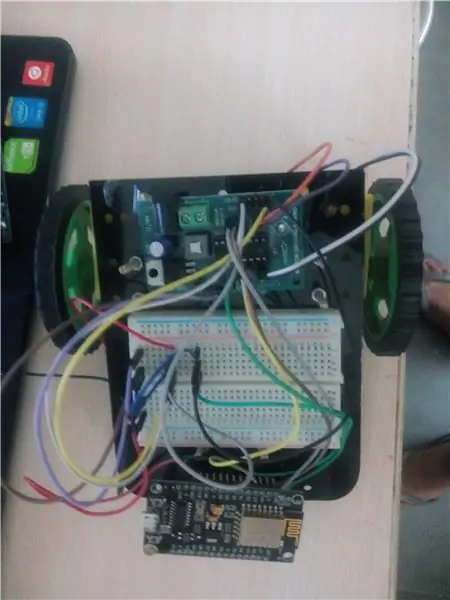 IOT -BASERET GESTURE CONTROLLED ROBOT